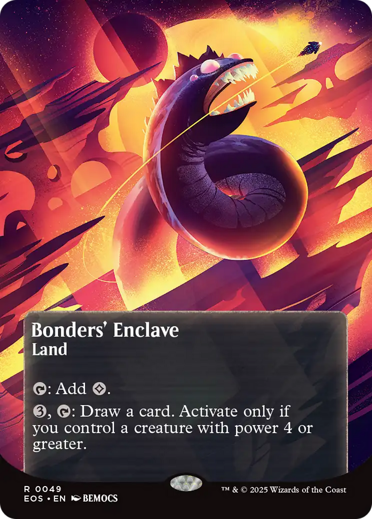 Bonders' Enclave (0049) (Borderless) (49) [Edge of Eternities: Stellar Sights]