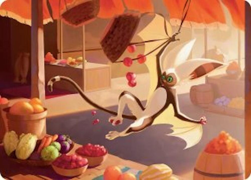 Image for Momo, Playful Pet Art Card (3) [Avatar: The Last Airbender] - Magic: The Gathering