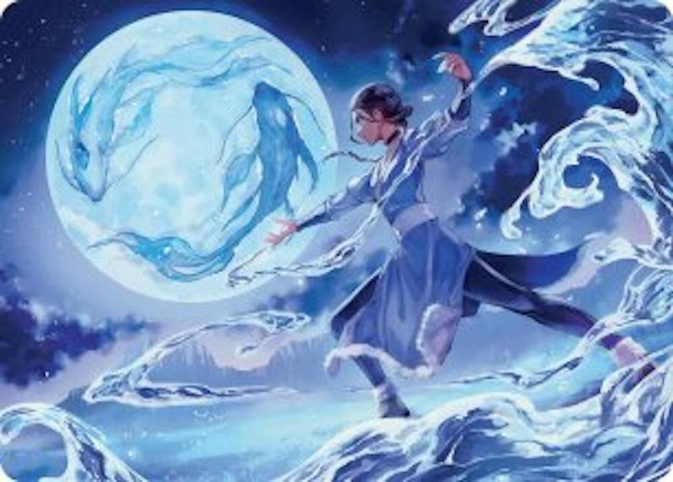 Image for Waterbender Ascension Art Card (6) [Avatar: The Last Airbender] - Magic: The Gathering