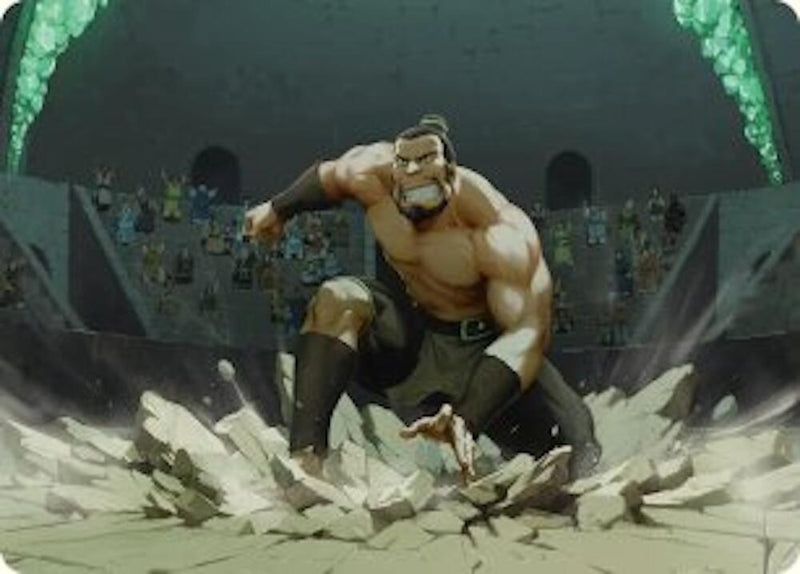 Image for The Boulder, Ready to Rumble Art Card (13) [Avatar: The Last Airbender] - Magic: The Gathering