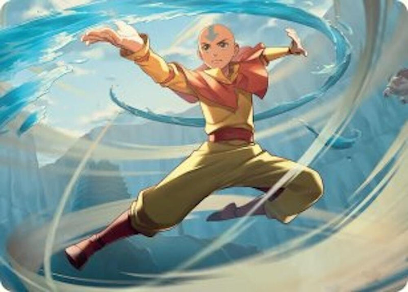 Image for Aang, Swift Savior Art Card (20) [Avatar: The Last Airbender] - Magic: The Gathering