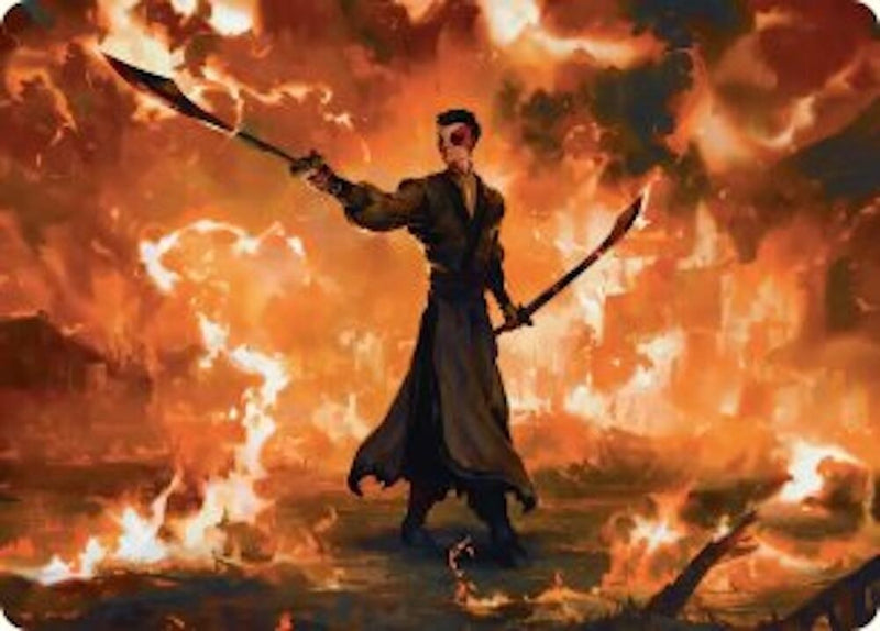 Image for Zuko, Conflicted Art Card (24) [Avatar: The Last Airbender] - Magic: The Gathering