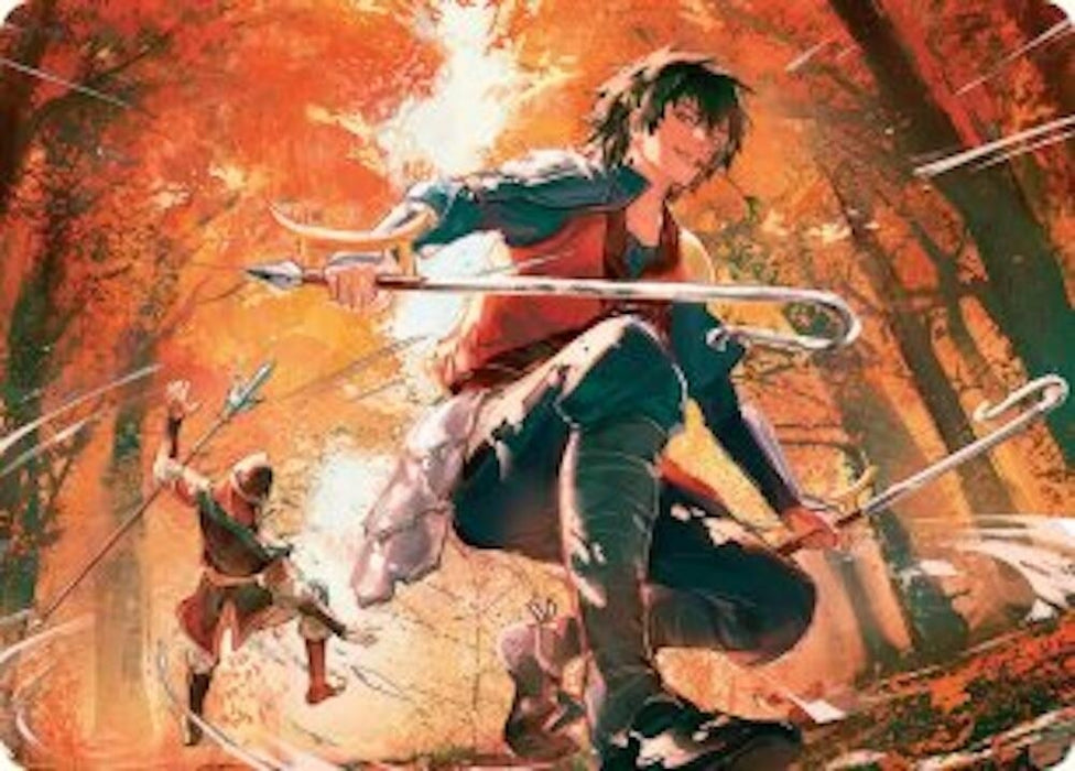 Image for Jet, Rebel Leader Art Card (26) [Avatar: The Last Airbender] - Magic: The Gathering