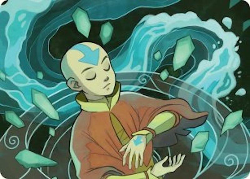 Image for Aang, at the Crossroads Art Card (45) [Avatar: The Last Airbender] - Magic: The Gathering