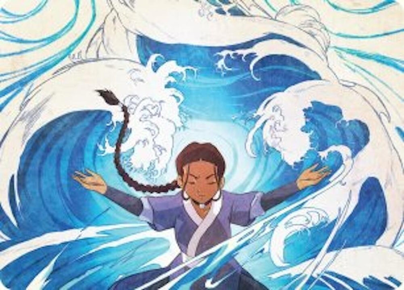 Image for Katara, Water Tribe's Hope Art Card (48) [Avatar: The Last Airbender] - Magic: The Gathering