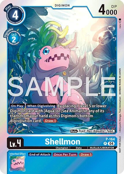 Image for Shellmon (Event Pack 8) (P-164 P) [Digimon Promotion Cards] - Digimon Card Game
