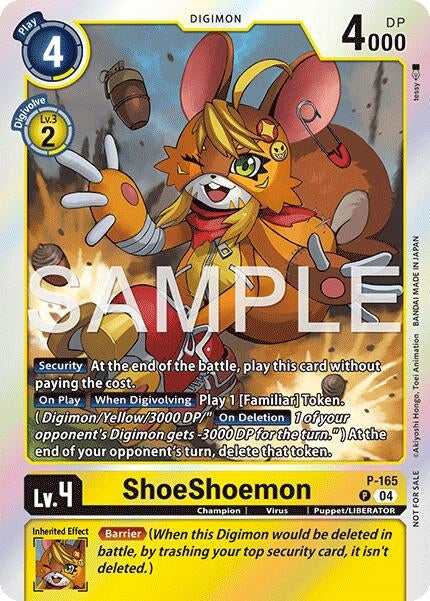 Image for ShoeShoemon (Event Pack 8) (P-165 P) [Digimon Promotion Cards] - Digimon Card Game