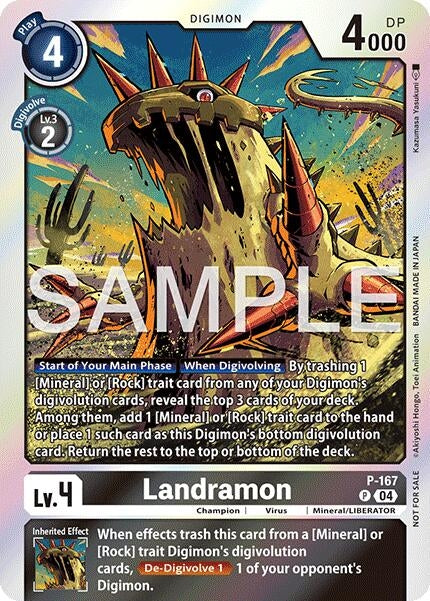 Image for Landramon (Event Pack 8) (P-167 P) [Digimon Promotion Cards] - Digimon Card Game