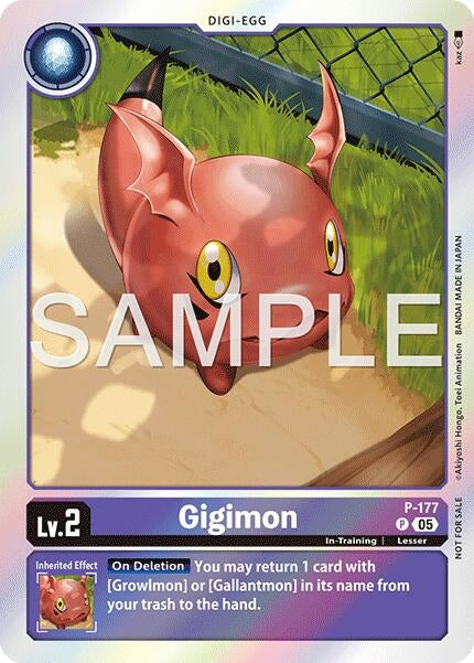 Image for Gigimon (Event Pack 8) (P-177 P) [Digimon Promotion Cards] - Digimon Card Game