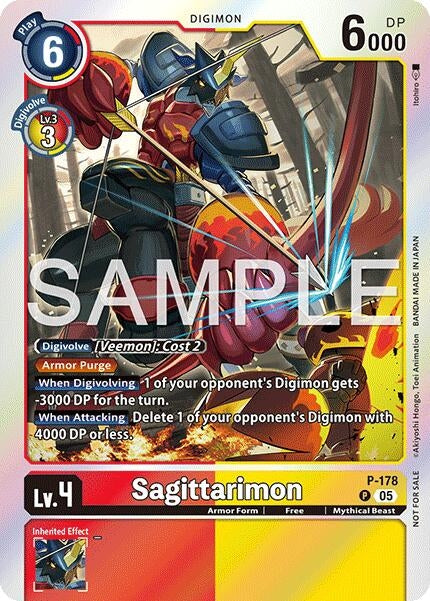 Image for Sagittarimon (Event Pack 8) (P-178 P) [Digimon Promotion Cards] - Digimon Card Game