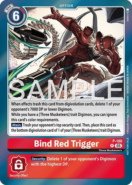 Image for Bind Red Trigger (Event Pack 8) (P-180 P) [Digimon Promotion Cards] - Digimon Card Game