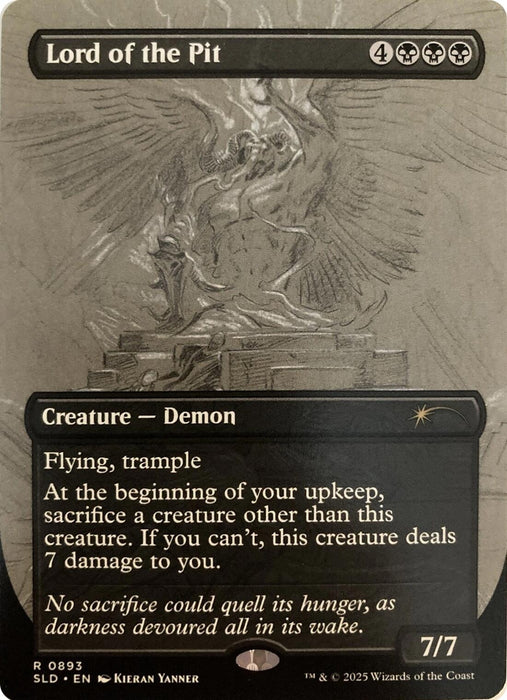 Image for Lord of the Pit (Sketch Showcase) (893) - Magic: The Gathering