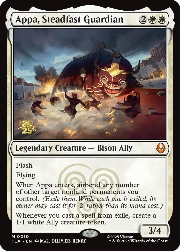 Image for Appa, Steadfast Guardian (10) [Prerelease Cards] - Magic: The Gathering