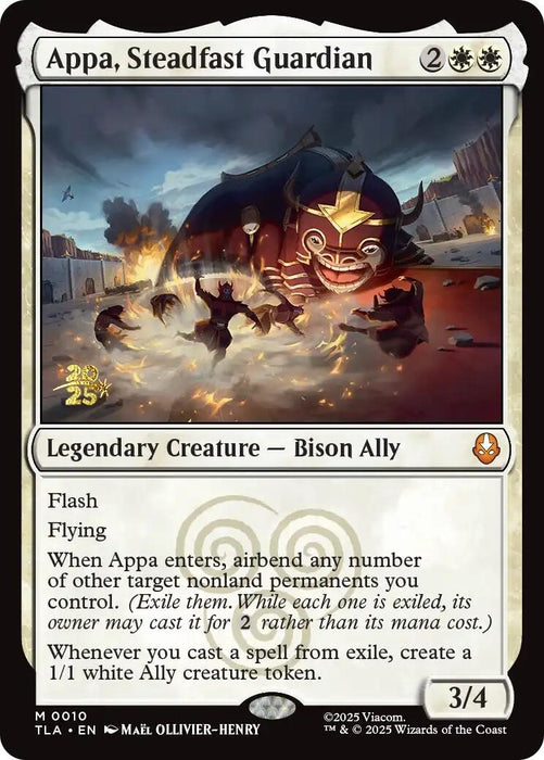 Image for Appa, Steadfast Guardian (10) [Prerelease Cards] - Magic: The Gathering