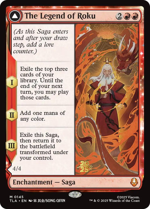 Image for The Legend of Roku (145) - Magic: The Gathering