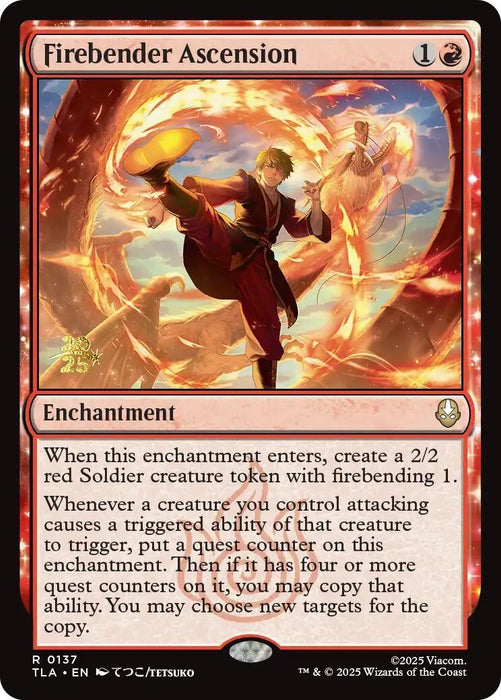 Image for Firebender Ascension (137) - Magic: The Gathering