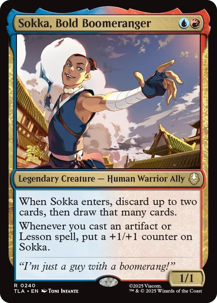 Image for Sokka, Bold Boomeranger (240) - Magic: The Gathering