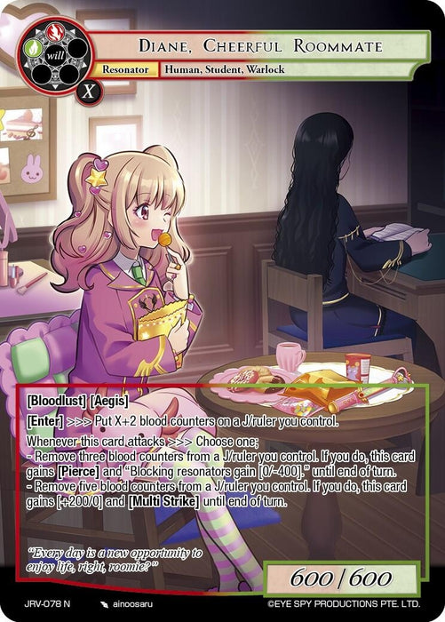 Image for Diane, Cheerful Roomate (JRV-078 N) [Journey to Ravidra] - Force of Will