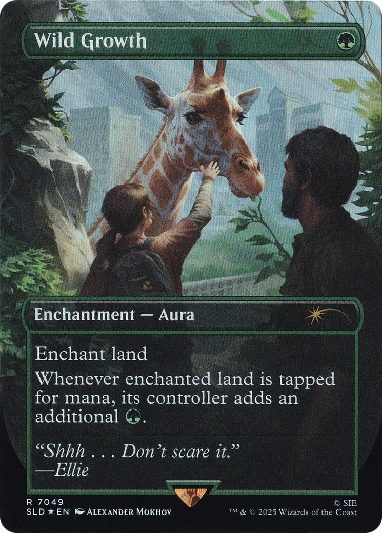 Image for Wild Growth (Rainbow Foil) (7049) - Magic: The Gathering