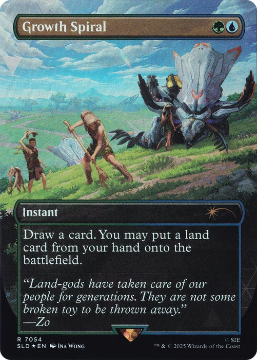 Image for Growth Spiral (Rainbow Foil) (7054) - Magic: The Gathering