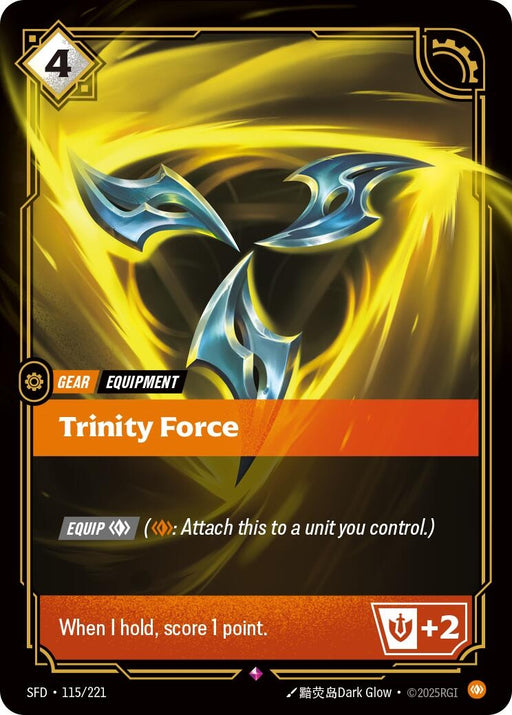 Image for Trinity Force (115/221) [Spiritforged] - Riftbound: League of Legends Trading Card Game