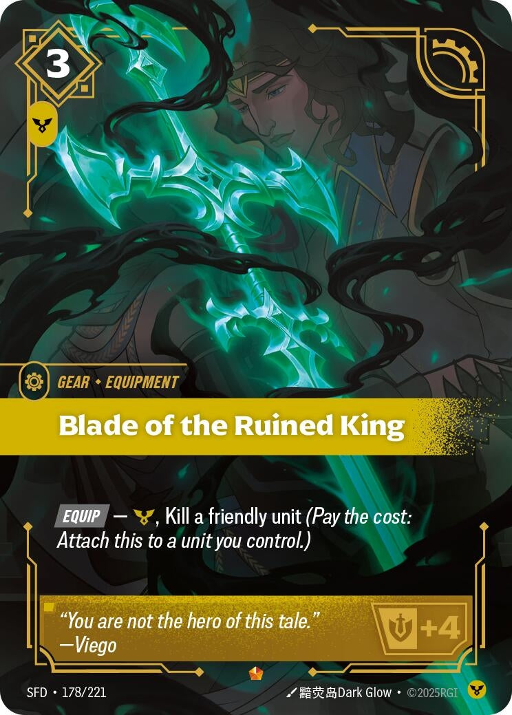 Image for Blade of the Ruined King (178/221) [Spiritforged] - Riftbound: League of Legends Trading Card Game