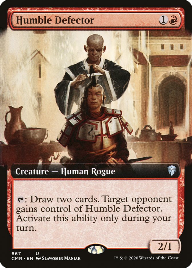 Humble Defector (Extended Art) (667) [Commander Legends]