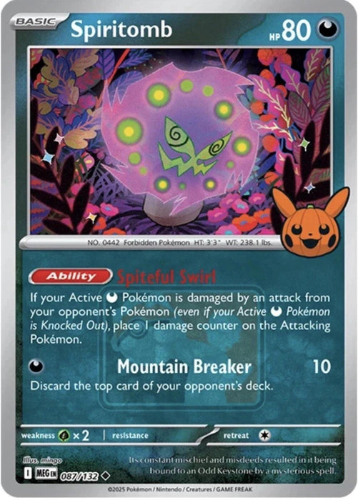 Image for Spiritomb (Trick or Trade Stamped) (087/132) [League & Championship Cards] - Pokemon