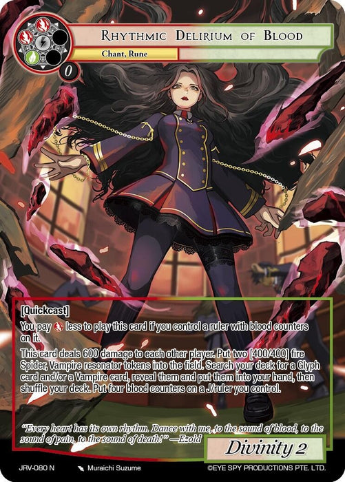 Image for Rhythmic Delirium of Blood (JRV-080 N) [Journey to Ravidra] - Force of Will