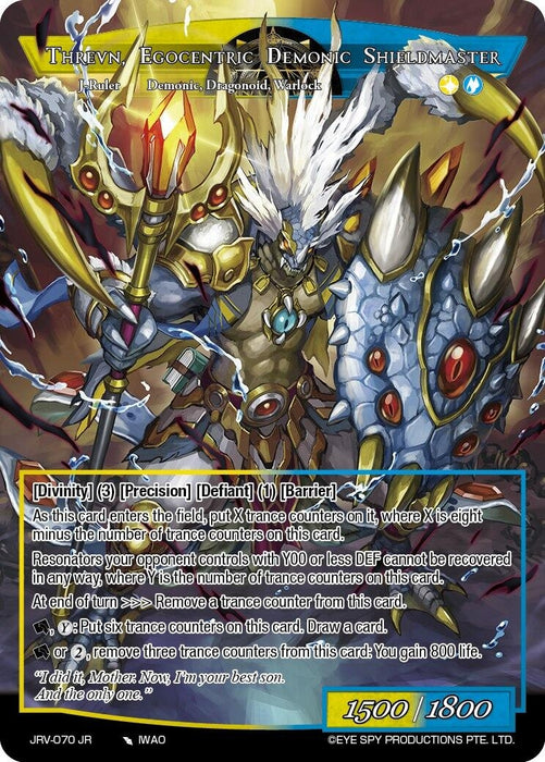 Image for Threvn Egocentric Demonic Shieldmaster (JRV-070 JR) [Journey to Ravidra] - Force of Will