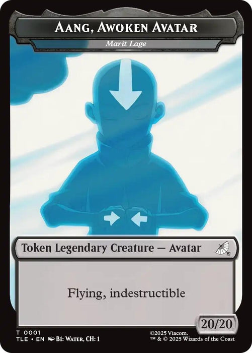 Image for Aang, Awoken Avatar - Marit Lage // Treasure Double-Sided Token (1 // 22) [Avatar: The Last Airbender: Eternal-Legal] - Magic: The Gathering