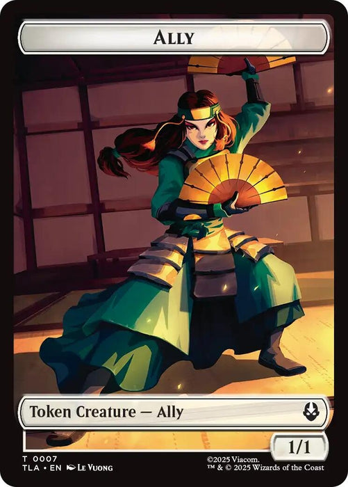 Image for Ally (0007) // Clue (0018) Double-Sided Token (7 // 18) [Avatar: The Last Airbender] - Magic: The Gathering