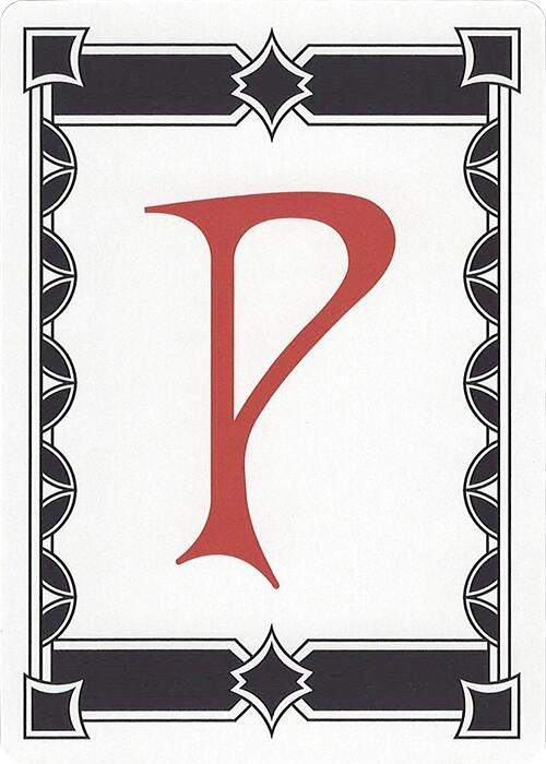 Image for Letter Card - P - Magic: The Gathering