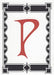Image for Letter Card - P - Magic: The Gathering