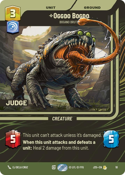 Image for Oggdo Bogdo - Bogano Brute (10) [Judge Promos] - Star Wars: Unlimited