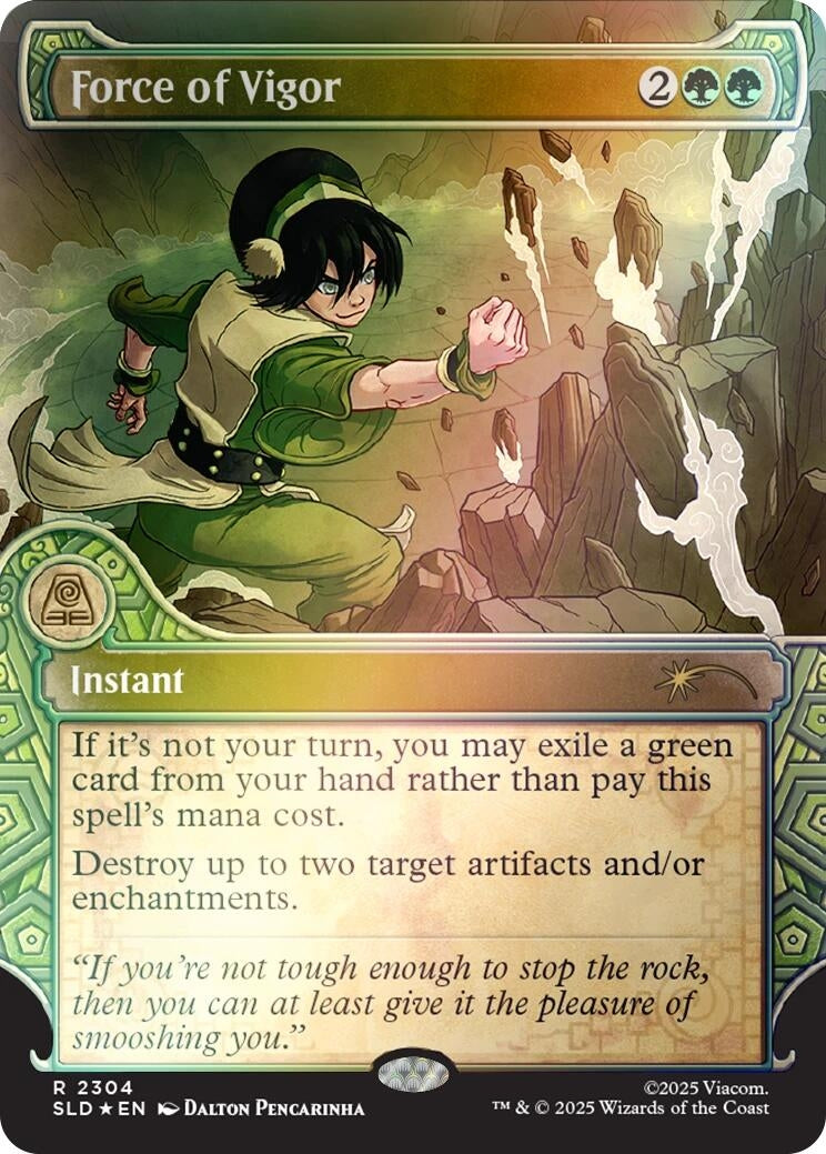 Image for Force of Vigor (Rainbow Foil) (2304) - Magic: The Gathering