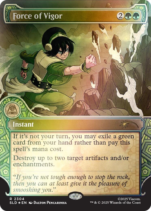Image for Force of Vigor (Rainbow Foil) (2304) - Magic: The Gathering