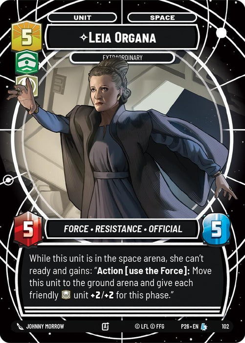 Image for Leia Organa - Extraordinary (102) [Sector and Regional Promos: Season 1] - Star Wars: Unlimited