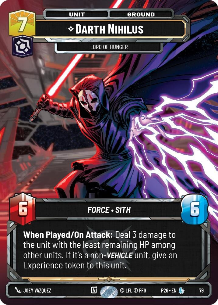 Image for Darth Nihilus - Lord of Hunger (79) (79) [Sector and Regional Promos: Season 1] - Star Wars: Unlimited