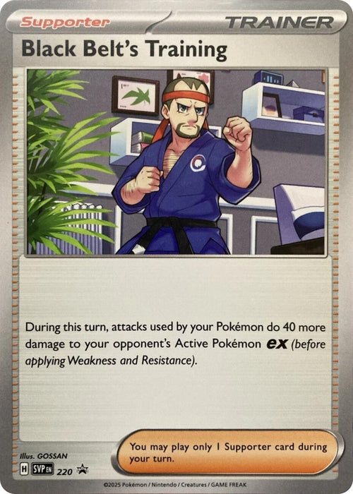 Image for Black Belt's Training - 220 (220) [SV: Scarlet & Violet Promo Cards] - Pokemon