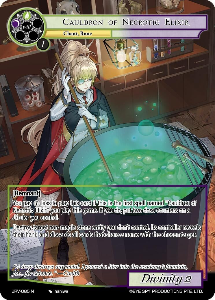 Image for Cauldron of Necrotic Elixir (JRV-085 N) [Journey to Ravidra] - Force of Will