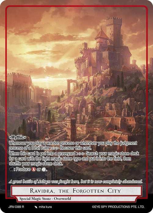 Image for Ravidra, the Forgotten City (JRV-099 R) [Journey to Ravidra] - Force of Will