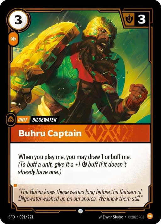 Image for Buhru Captain (091/221) [Spiritforged] - Riftbound: League of Legends Trading Card Game