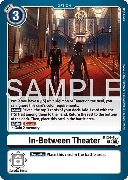 Image for In-Between Theater (BT24-100) [Time Stranger] - Digimon Card Game
