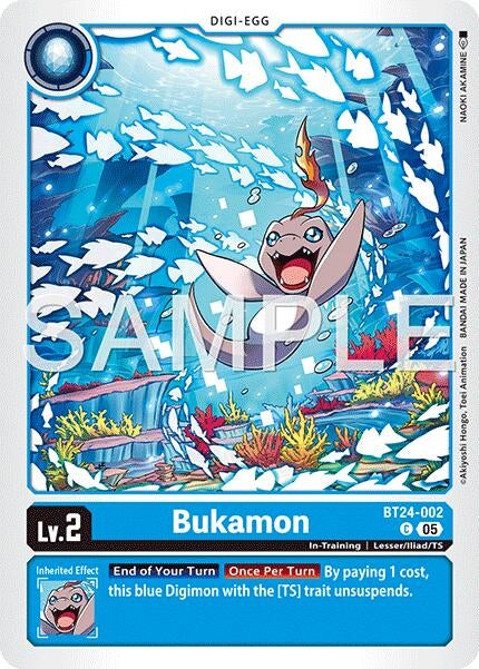 Image for Bukamon (BT24-002 C) [Time Stranger] - Digimon Card Game