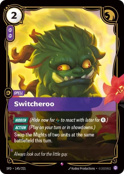 Image for Switcheroo (145/221) [Spiritforged] - Riftbound: League of Legends Trading Card Game