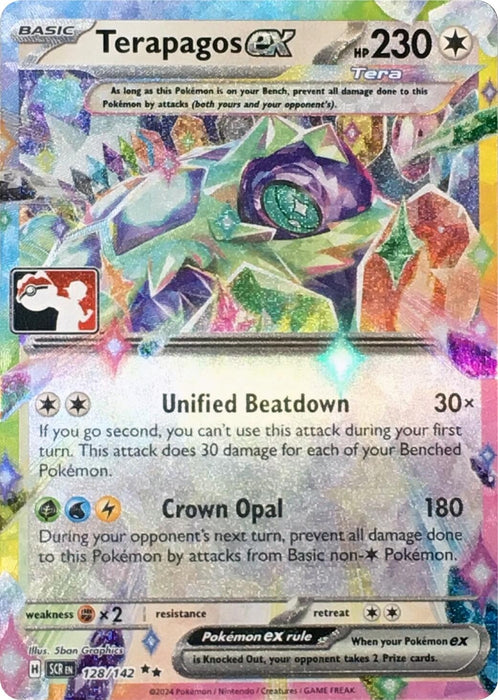Image for Terapagos ex - 128/142 (Series 7) (128/142) [Prize Pack Series Cards] - Pokemon