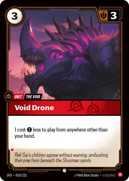 Image for Void Drone (010/221) [Spiritforged] - Riftbound: League of Legends Trading Card Game