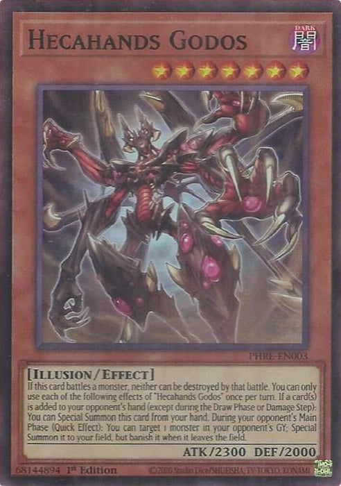 Image for Hecahands Godos (Super Rare) (PHRE-EN003) [Phantom Revenge] - YuGiOh
