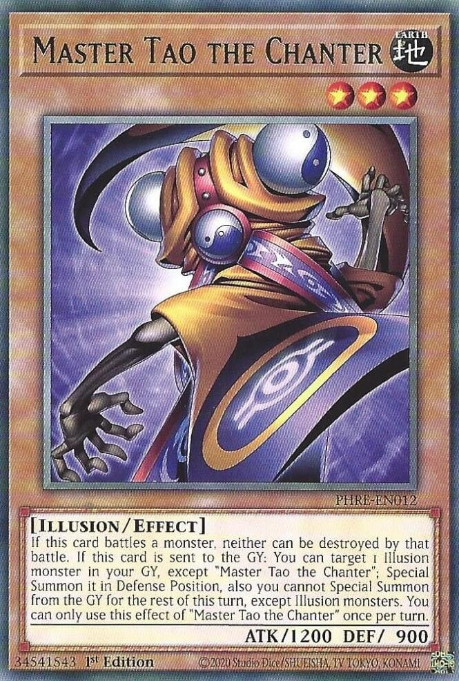 Image for Master Tao the Chanter (PHRE-EN012) [Phantom Revenge] - YuGiOh
